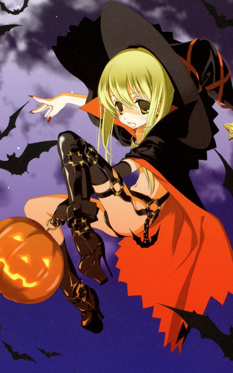 Halloween Anime Mobile 1080p Wallpaper